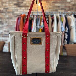 Louis Vuitton Antigua Cabas MM Tote Bag